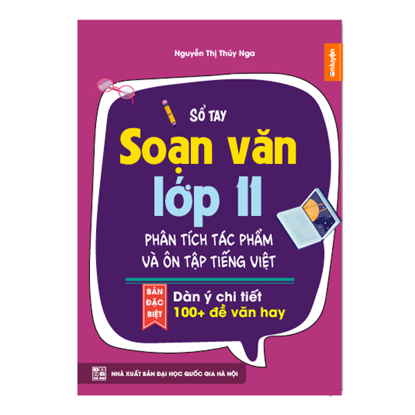 Sổ tay Soạn văn lớp 11 Phân tích tác phẩm và ôn tập Tiếng việt