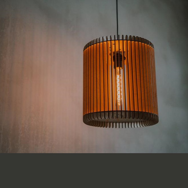 Đèn gỗ thả trần CAO CẤP hiện đại sang trọng chất liệu gỗ trang trí cho phòng khách nhà căn hộ decor nhà quán cafe