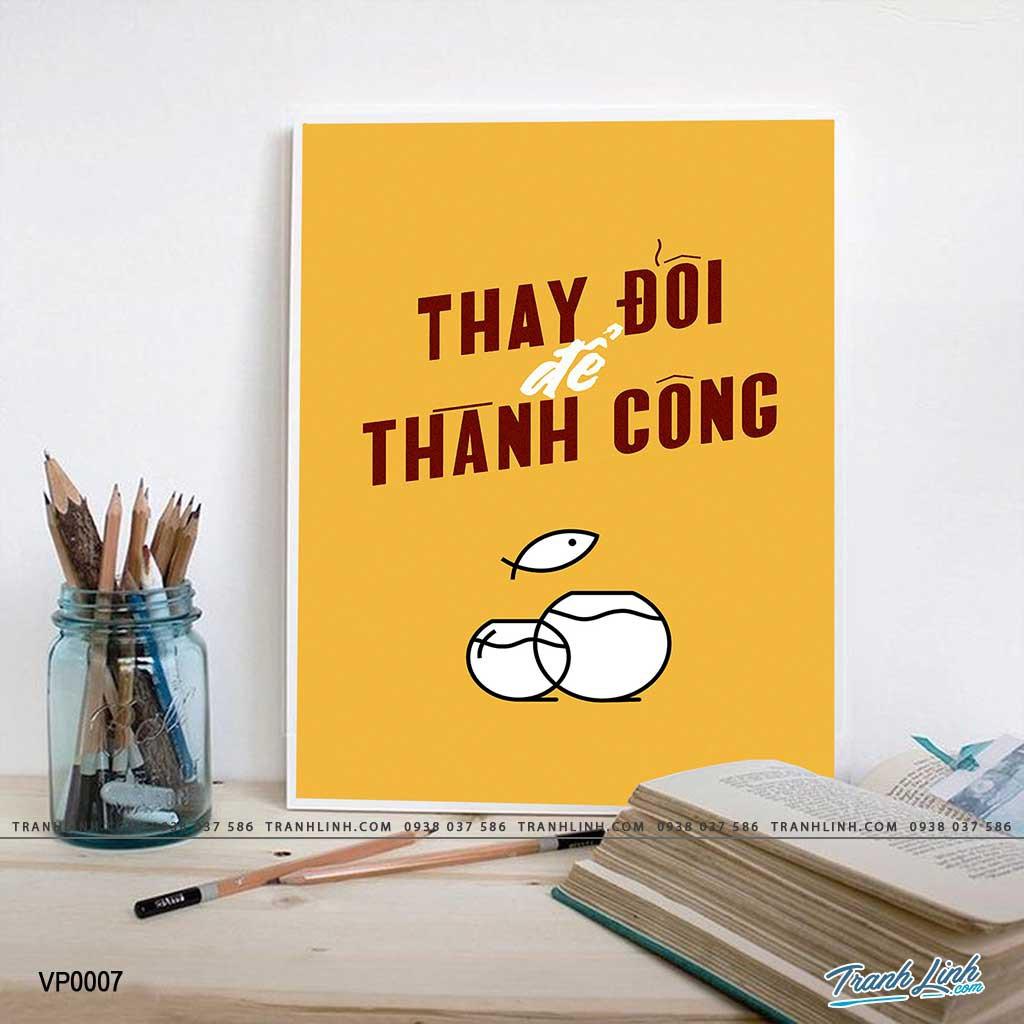 Tranh canvas treo văn phòng tạo động lực