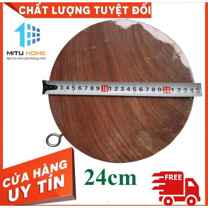 Thớt nghiến hàng chuẩn xịn đường kính 24cm x 3cm