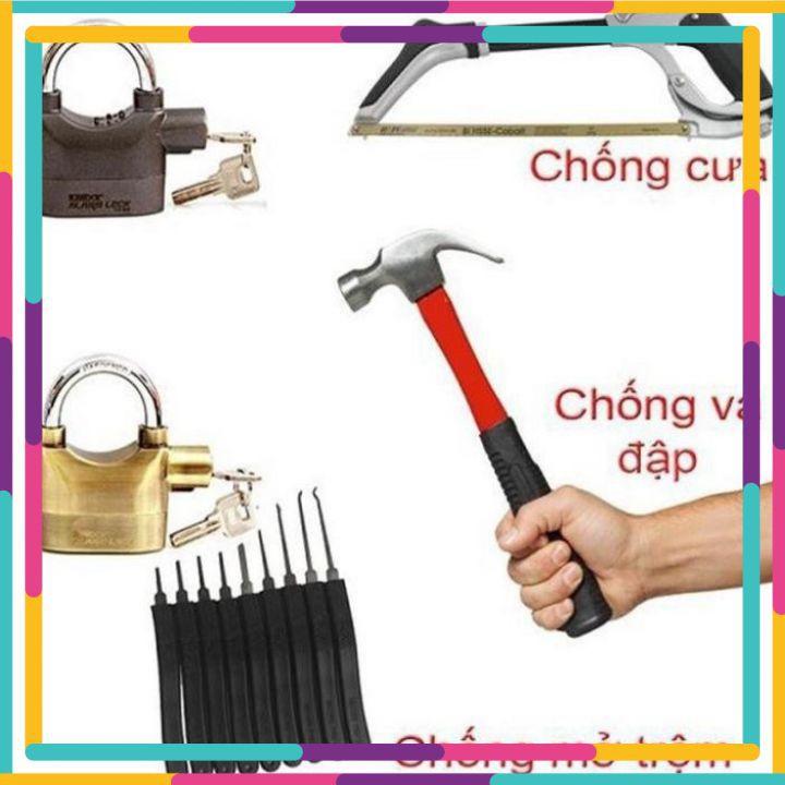 khóa chống trộm cao cấp có còi báo động thông minh