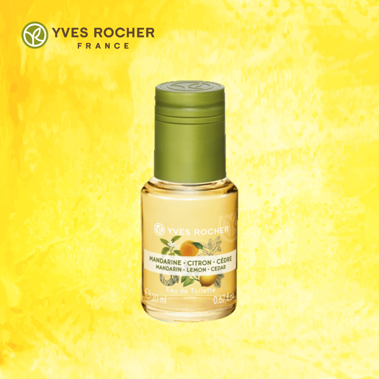 Nước Hoa Yves Rocher Mandarin-Lemon-Cedar Fragrance Mist 20ml