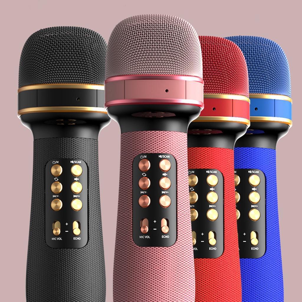 Micro không dây kết nối Bluetooth 5.0 HiFi WS-898 cho Karaoke
