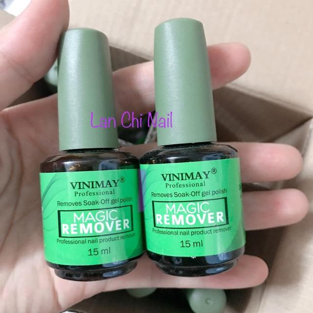 Phá gel Vinimay, Nước xoá gel phá gel