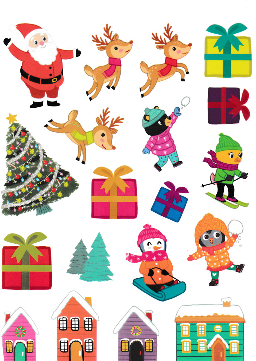 Jumbo Stickers For Little Hands - Xứ Sở Mùa Đông - 75 Stickers!