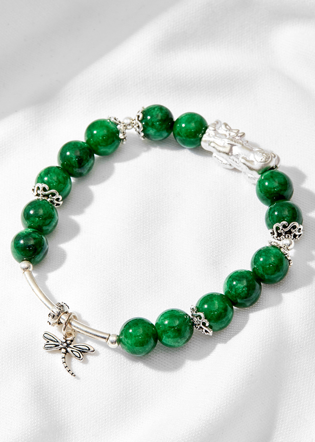 Vòng tay đá cẩm thạch phối tỳ hưu Ngọc Quý Gemstones