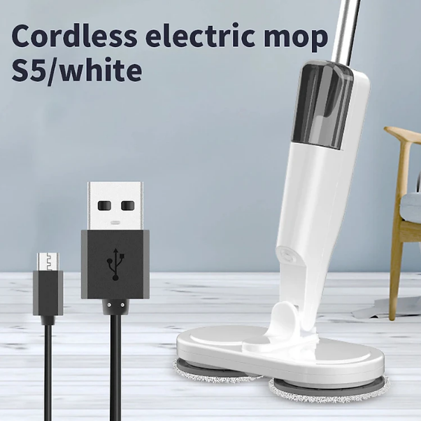 Cao cấp - Máy lau nhà điện thông minh 2000mAh Amalda Cleaner