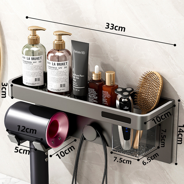 Giá Đỡ Máy Sấy Tóc Treo Tường Modan Topaz M2F Lắp Đặt Không Cần Khoan - Home Decor Furniture