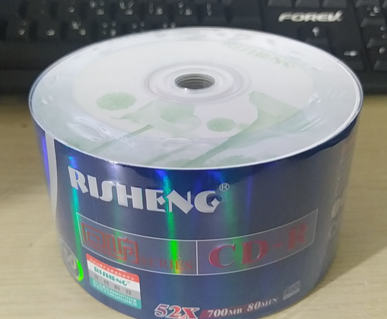 Đĩa trắng, Đĩa CD trắng Risheng hộp 50 cái dung lượng 700mb - HÀNG CHÍNH HÃNG