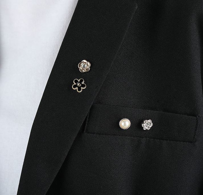 Set 10 nút cài áo mini siêu dễ thương cài được cho áo vest, áo sơ mi thay cúc áo, có nhiều kiểu dáng lựa chọn