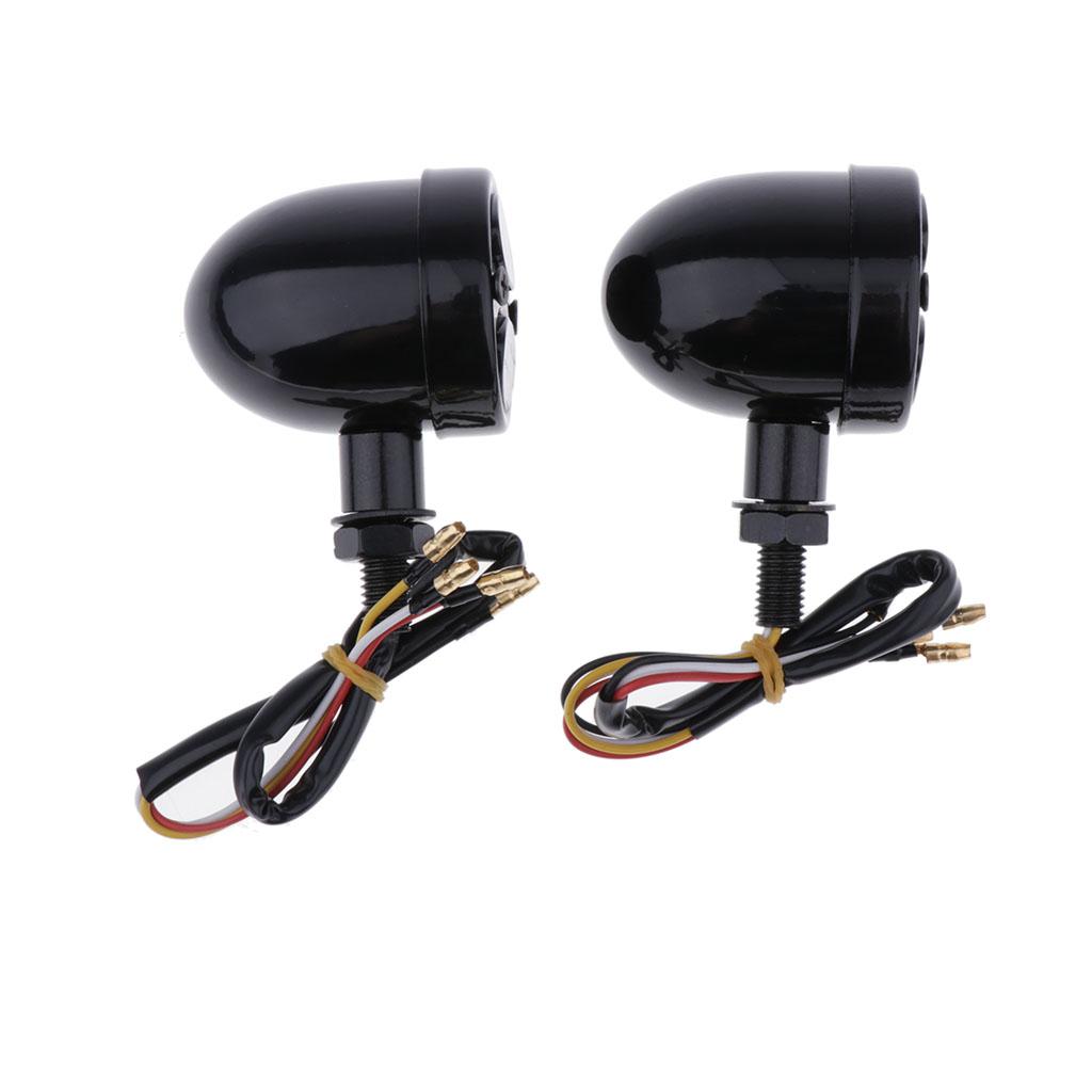 Motorcycle  Turn Signal Amber& Red Blinker Indicator Light for