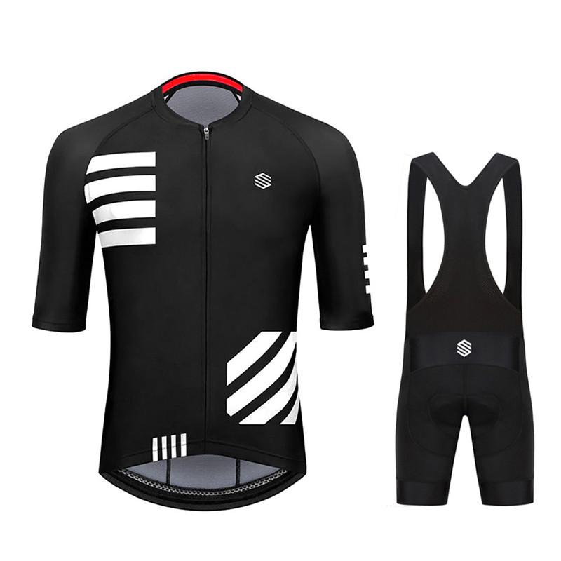 Sirokotech đi xe đạp Jersey 2023 Đội mới Đàn ông đạp xe tập hợp quần áo xe đạp đua xe đạp quần áo xe đạp leo núi thoáng khí Color: Cycling Set 8 Size: XS