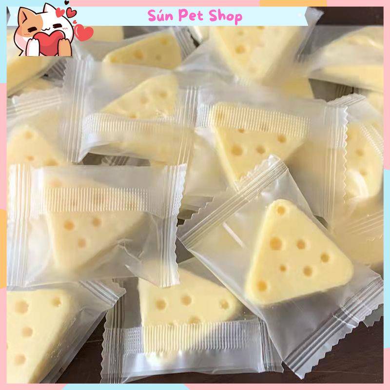 Phô mai siêu thơm ngon, béo ngậy, giàu dinh dưỡng cho chó mèo, chuột hamster