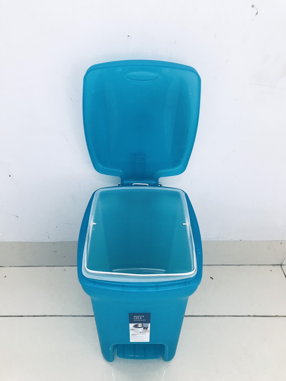 Thùng rác nhựa trong J.C.P 2 lớp, 6 Lít - Hàng Thái Lan