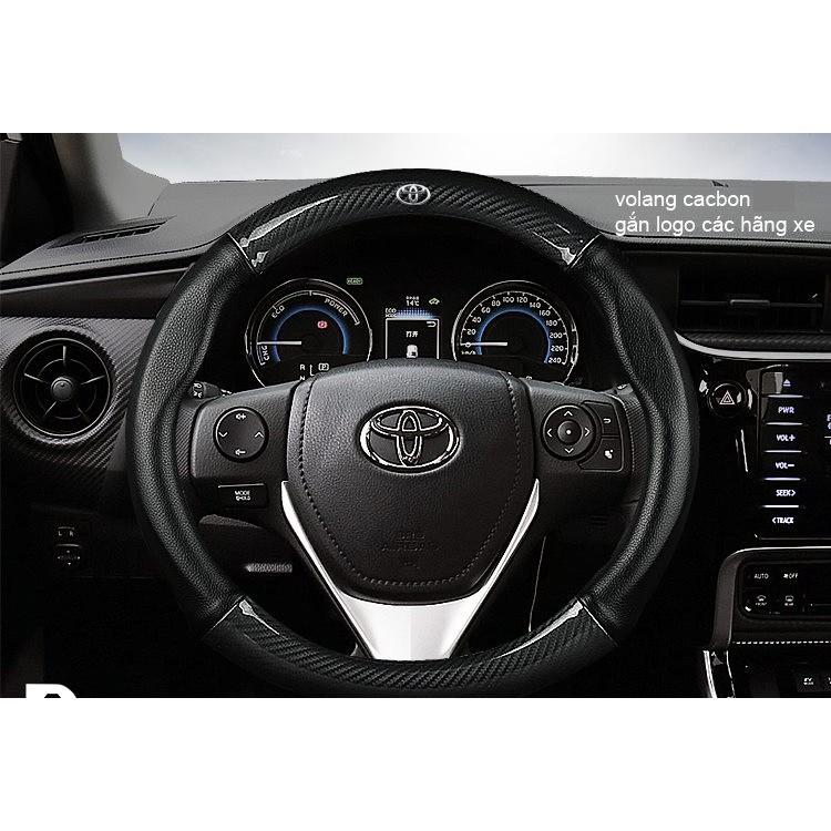 Bọc Vô Lăng Vân Carbon Dành Cho Xe Toyota
