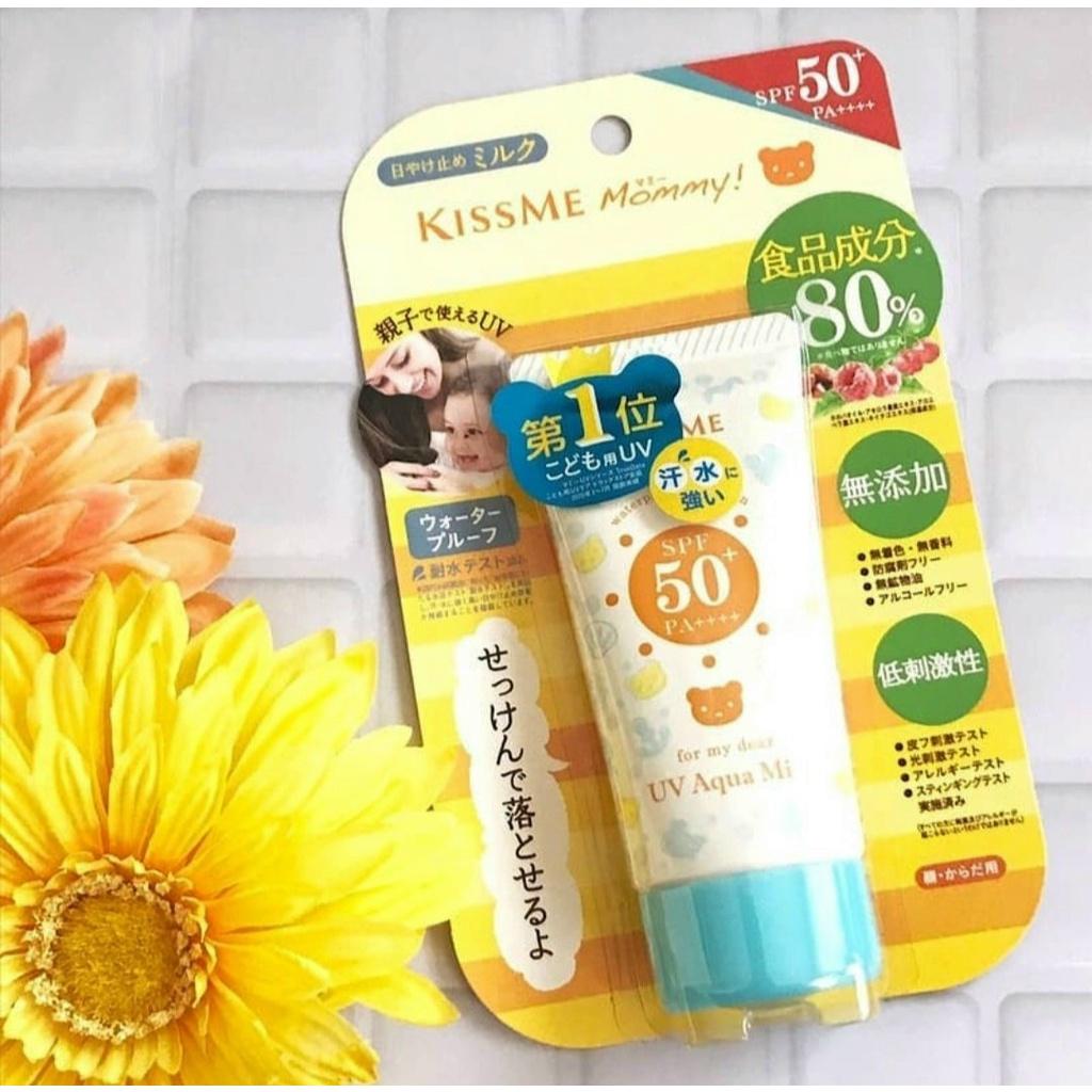 Kem Chống Nắng Cho Bé Từ 6 Tháng Tuổi Và Làn Da Nhạy Cảm Kissme Mommy (50g)