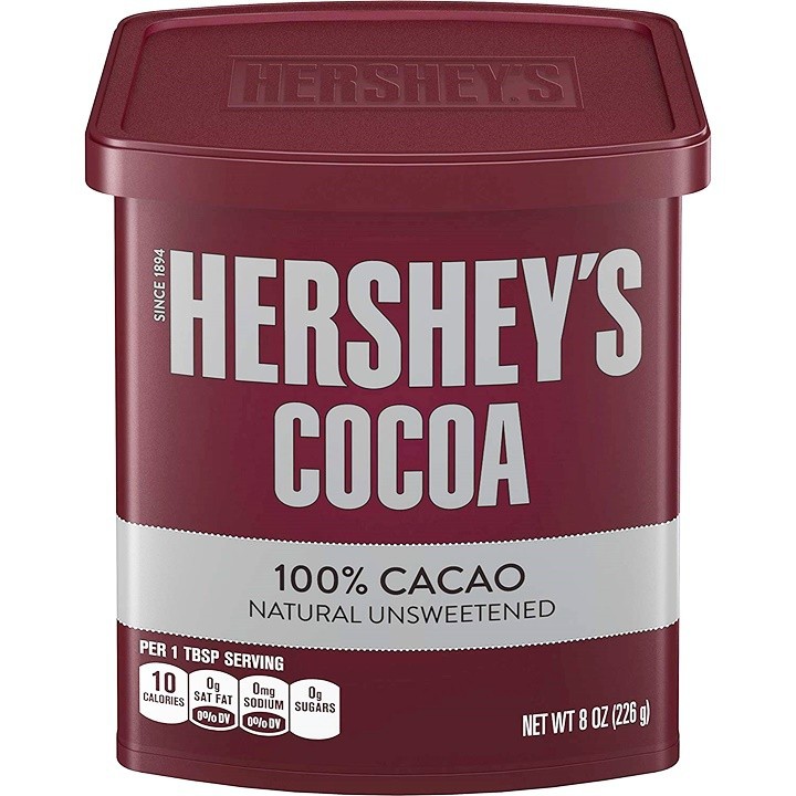 Bột Ca cao Hershey Không Đường Mỹ 226g