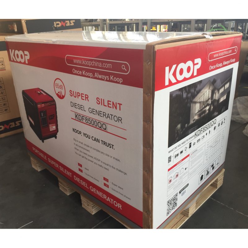 Máy Phát Điện Chạy Dầu Siêu Chống Ồn 5.5KW Koop KDF8500QQ