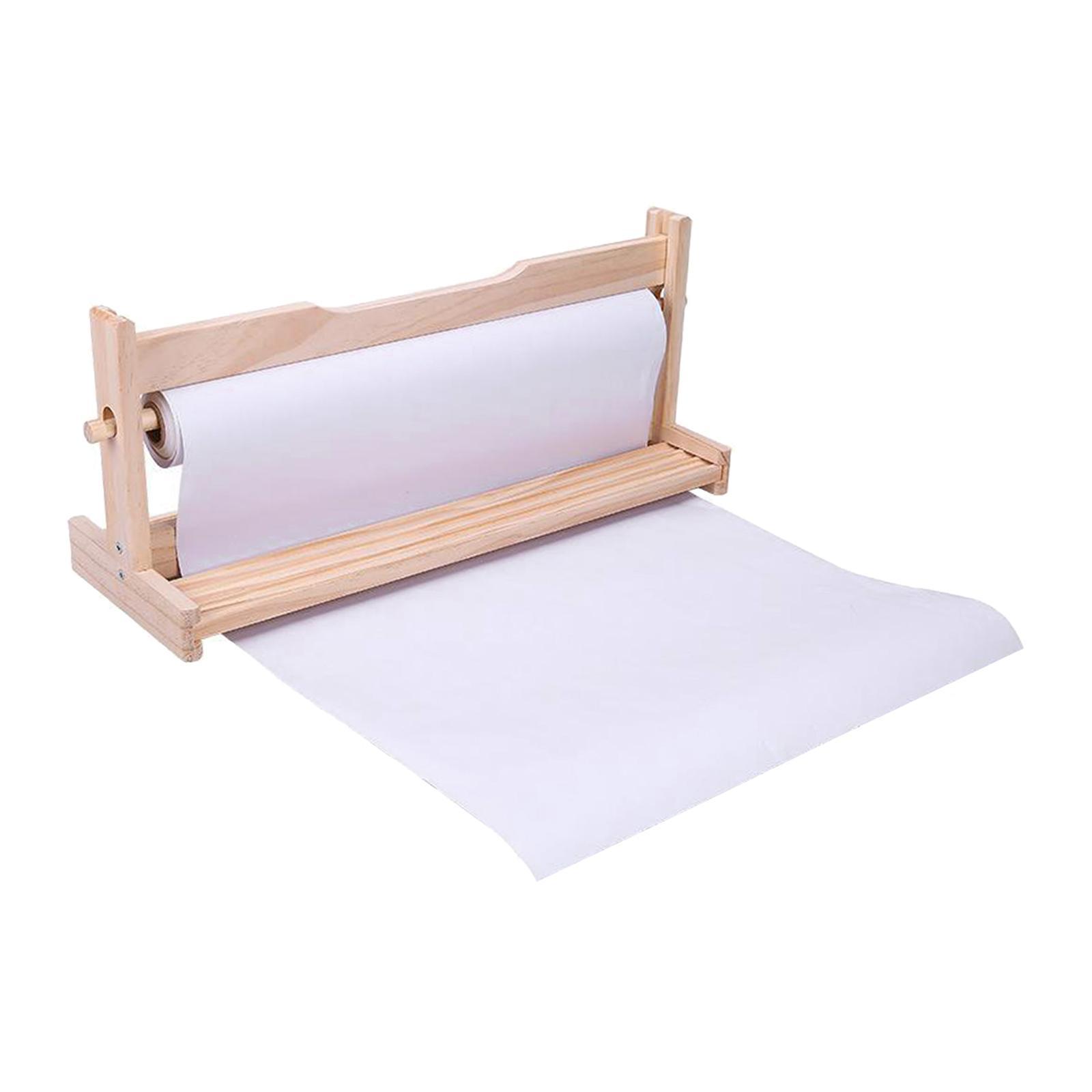 2x Paper Roll Dispenser Arts Crafts Easel Paper Roll for Kids Sketching Painting