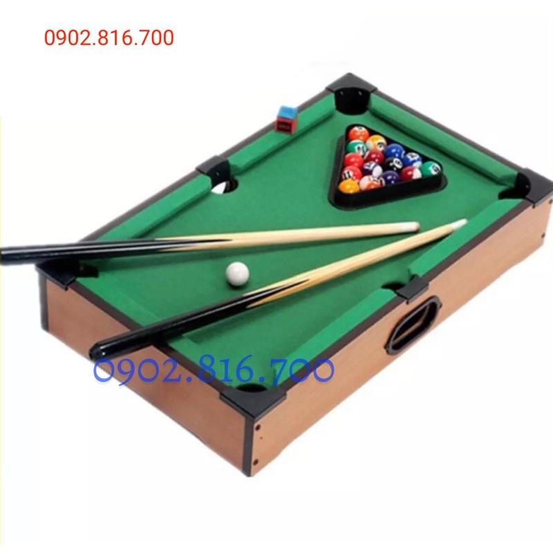 Hộp đồ chơi bàn bida lỗ mini 6 lỗ bằng gỗ 2382 ( 51 x 31 x 9cm ) - Mini Table Top Pool