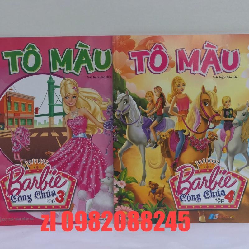 tập /vở tô màu BARBIE công chúa