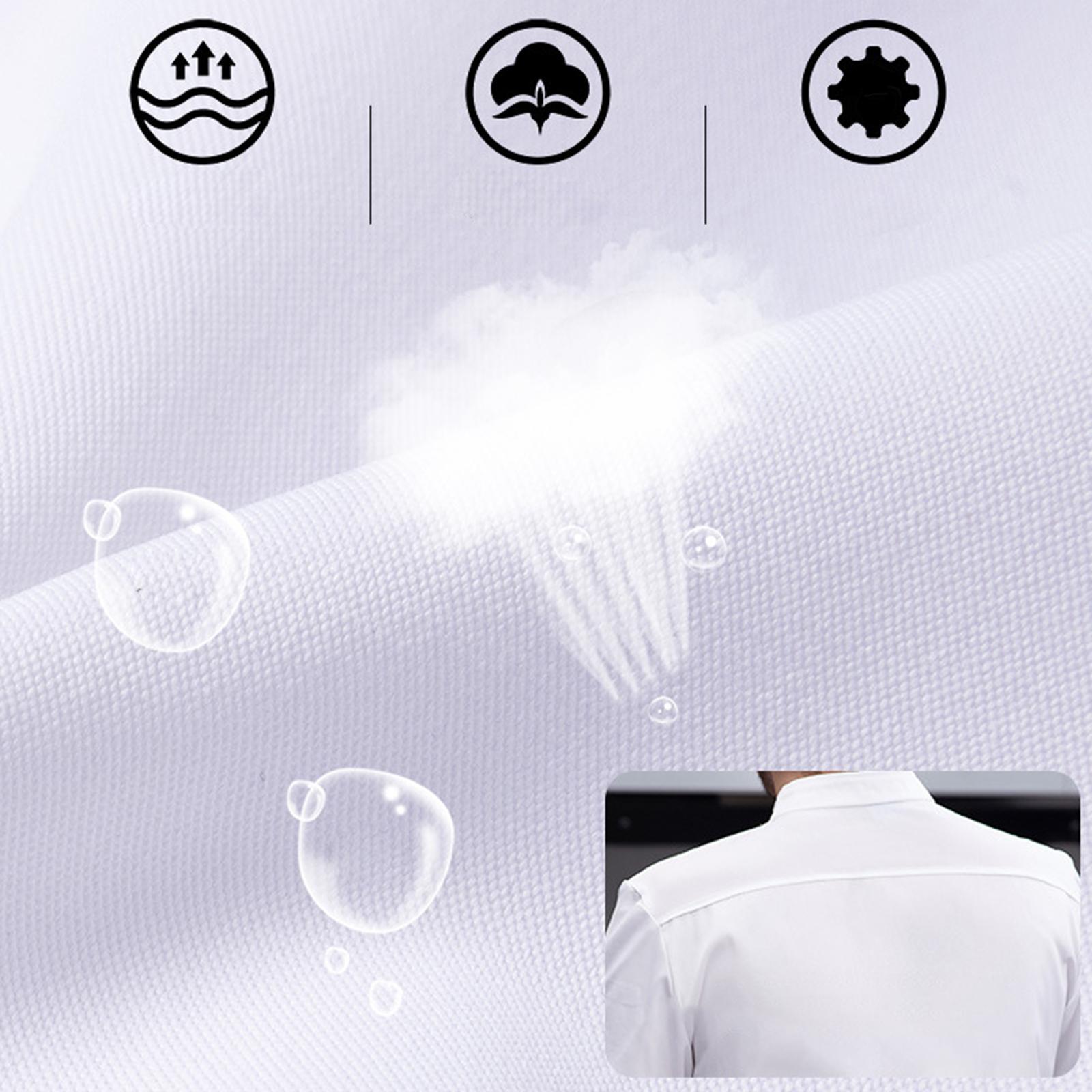 Chef Jacket Short Sleeve Cooking Clothes Coat for Restaurant