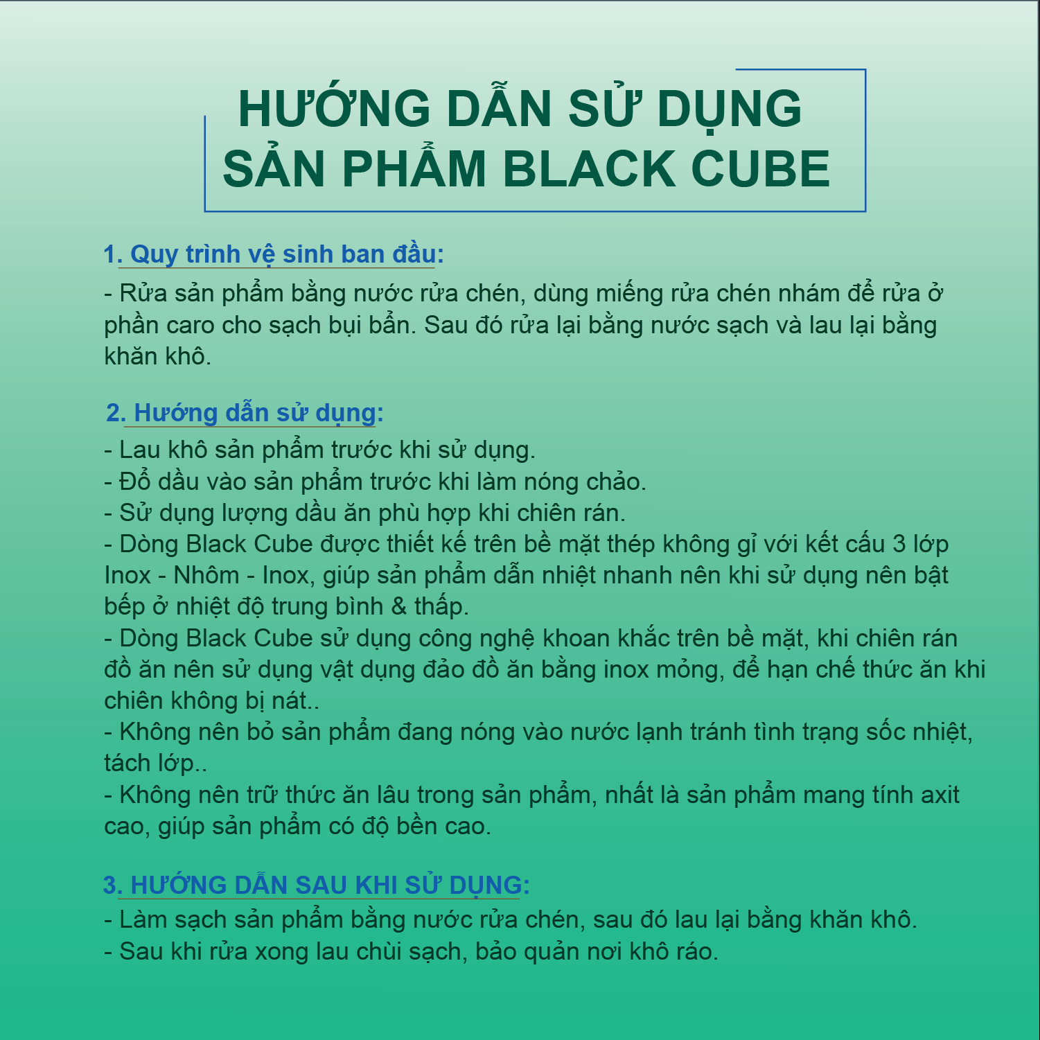 Chảo chống dính sâu lòng đáy từ 3 lớp đúc liền cao cấp Kims Cook Blackcube siêu bền , cào không xước ,tặng 10 muỗng ăn