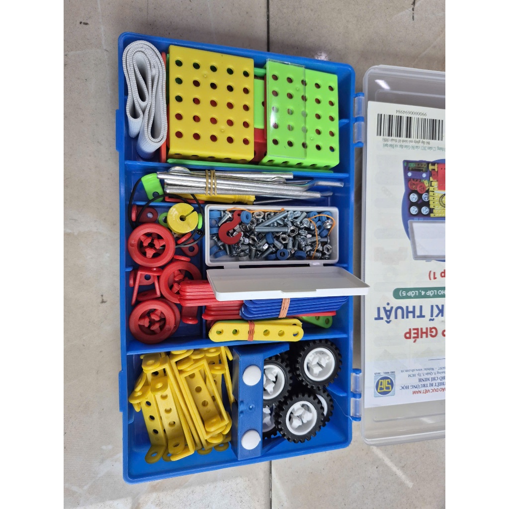 Bộ Lắp Ghép Mô Hình Kĩ Thuật - Dùng Chung Lớp 4, Lớp 5 (Hộp 1)