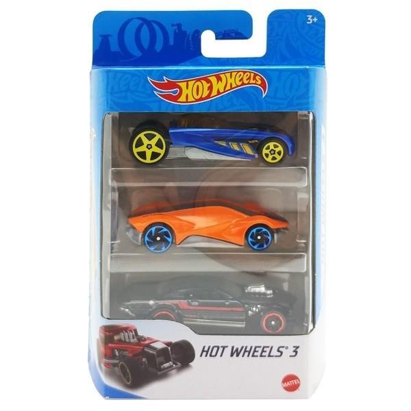 Bộ 3 Siêu Xe Hot Wheels K5904 (Mẫu Sản Phẩm Bên Trong Là Ngẫu Nhiên)