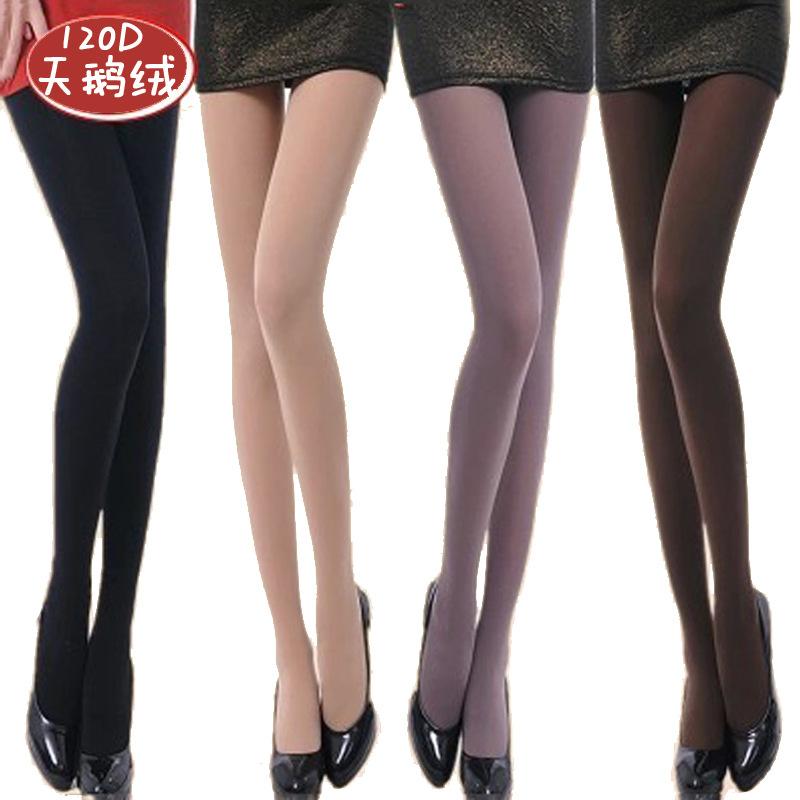 10 Chiếc Rất Nhiều Xuân Thu Dày Vớ Quần Mùa Hè 120D Nhung Mũi Tất Snag Chảnh Chống Stovepipe Tất Đáy tất Nữ