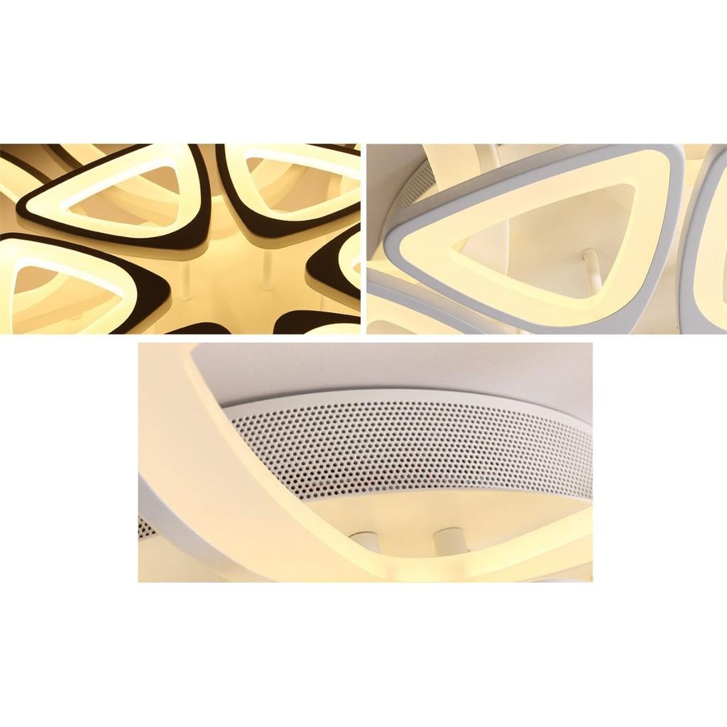 Đèn trần BEAN tiết kiệm năng lượng trang trí nội thất độc đáo - kèm bóng LED chuyên dụng và điều khiển từ xa