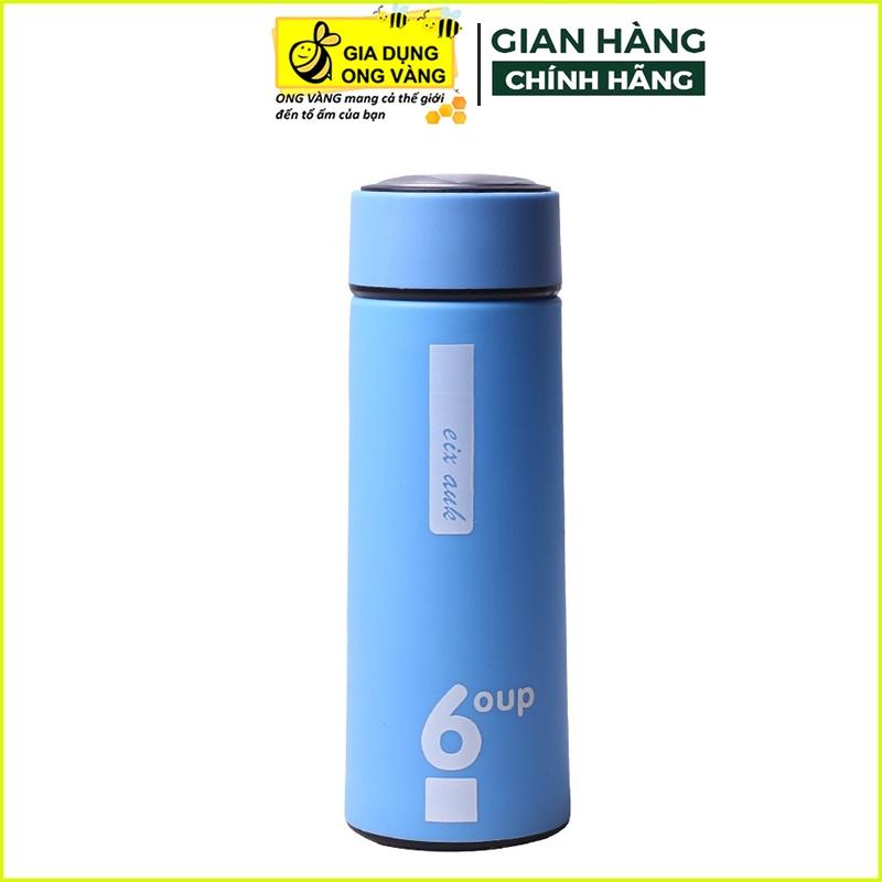 Bình Đựng Nước Giữ Nhiệt 6 Oup 2 Lớp Thủy Tinh Dung Tích 450ml, Nhiều Màu Sắc