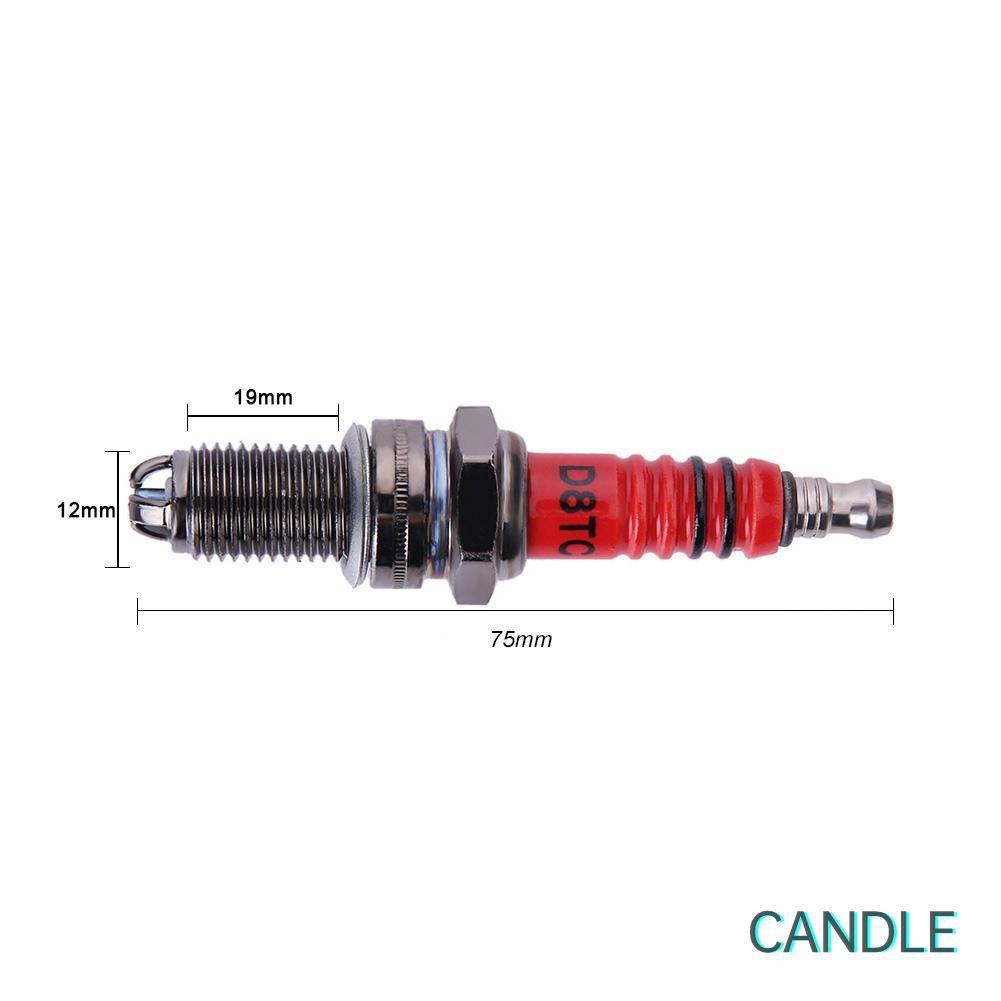Bugi Đánh Lửa 3 Chấu D8Tc Cho Xe Mô Tô Honda Yamaha