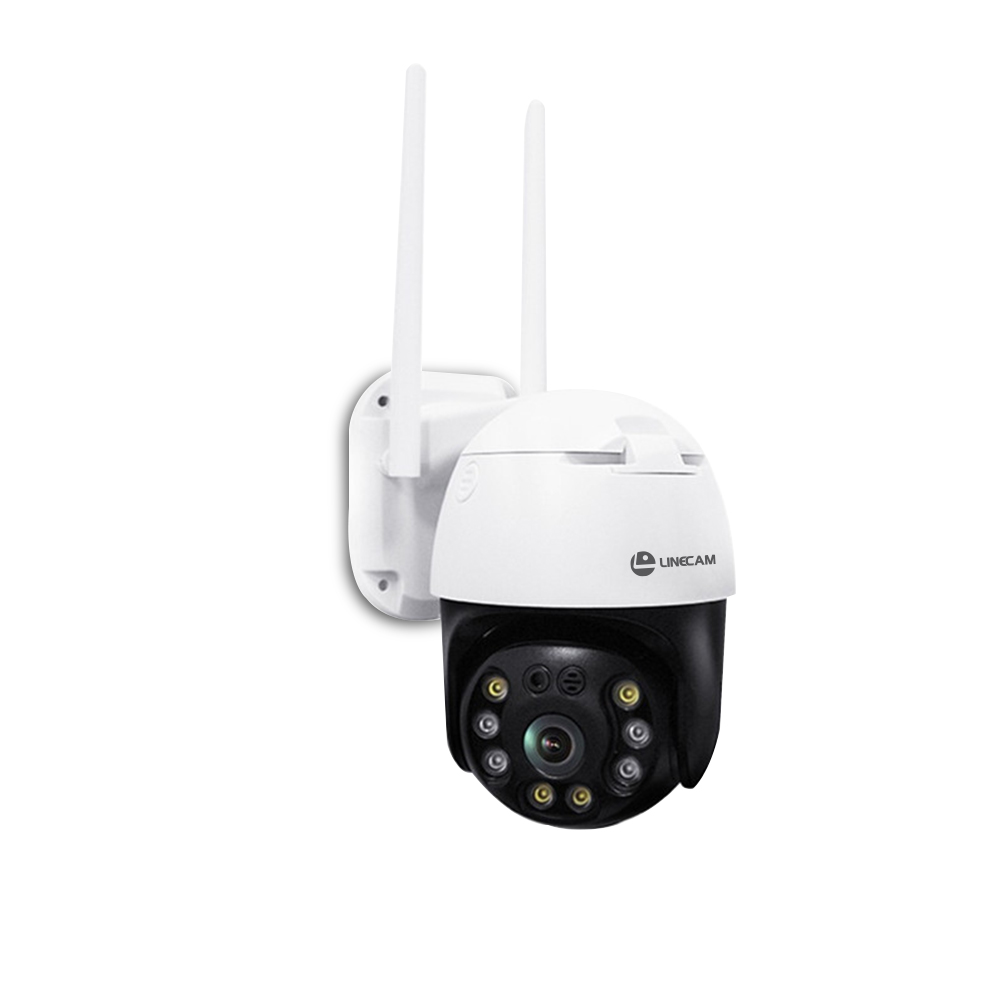 Camera IP Wifi ngoài trời LINECAM LC360H PTZ xoay 355 độ, 3.0Mpx 1296P hình ảnh ULTRA HD siêu nét - hàng chính hãng