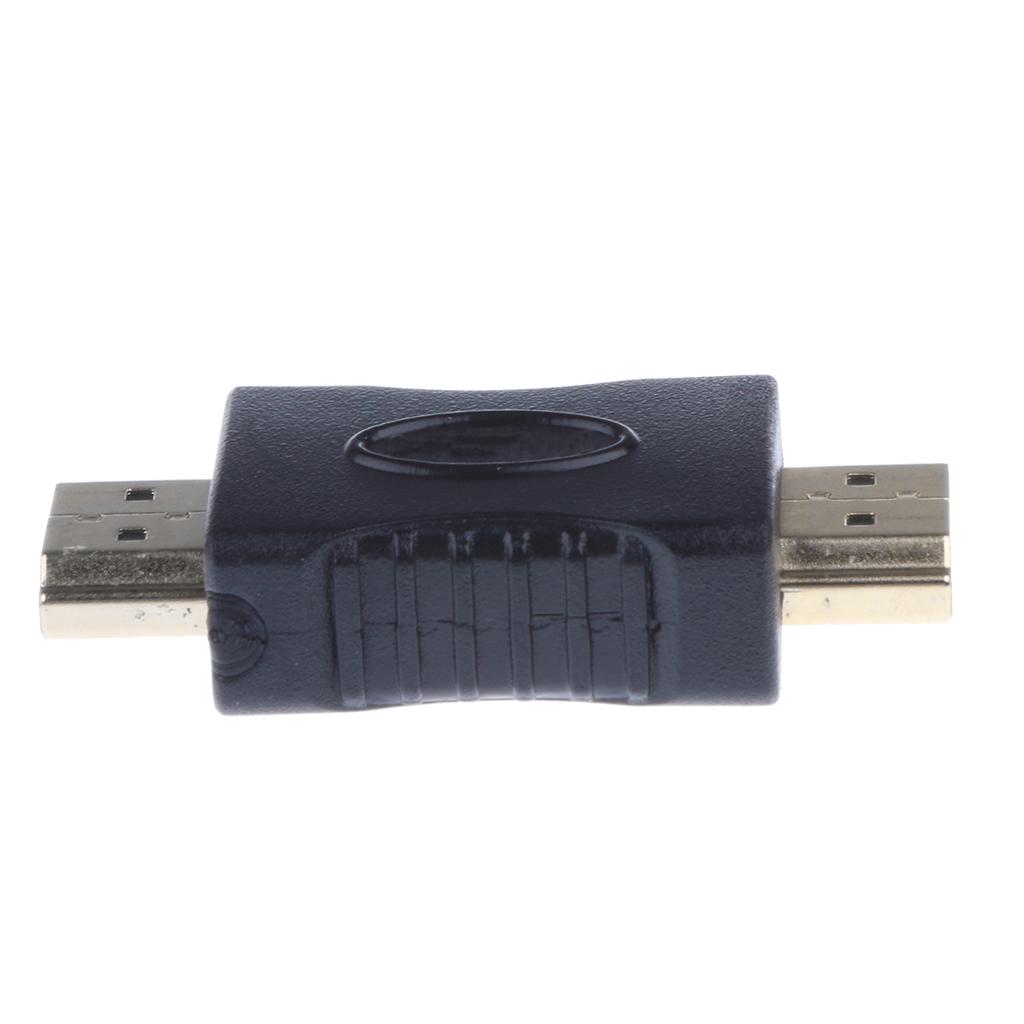 19-pin Type-A HDMI Male to HDMI Female Coupler Adapter Converter 1080P Connector with Gold-plated