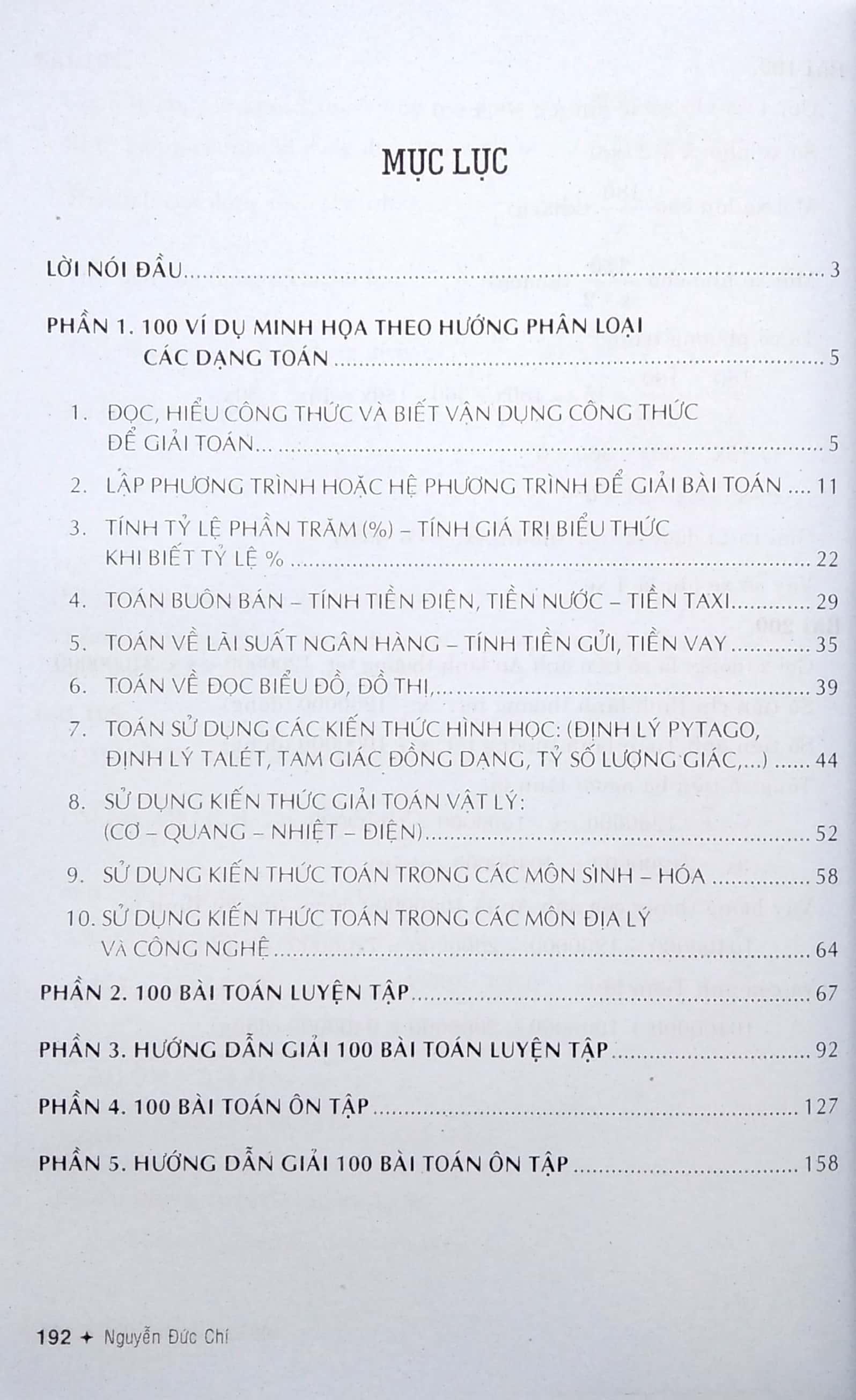 300 Bài Toán Thực Tế 9