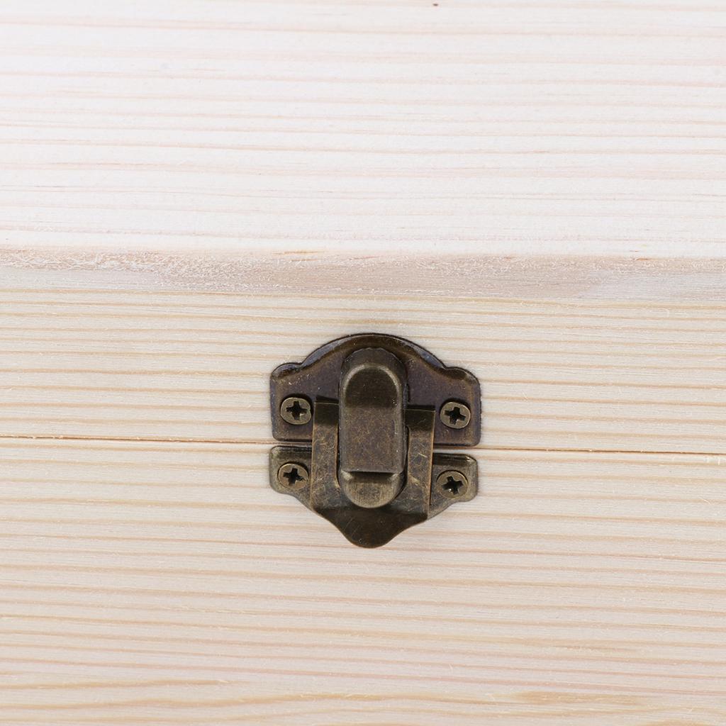 Essential Oil Wooden Storage Box Display Carry Case Organizer Hold 12 Bottle