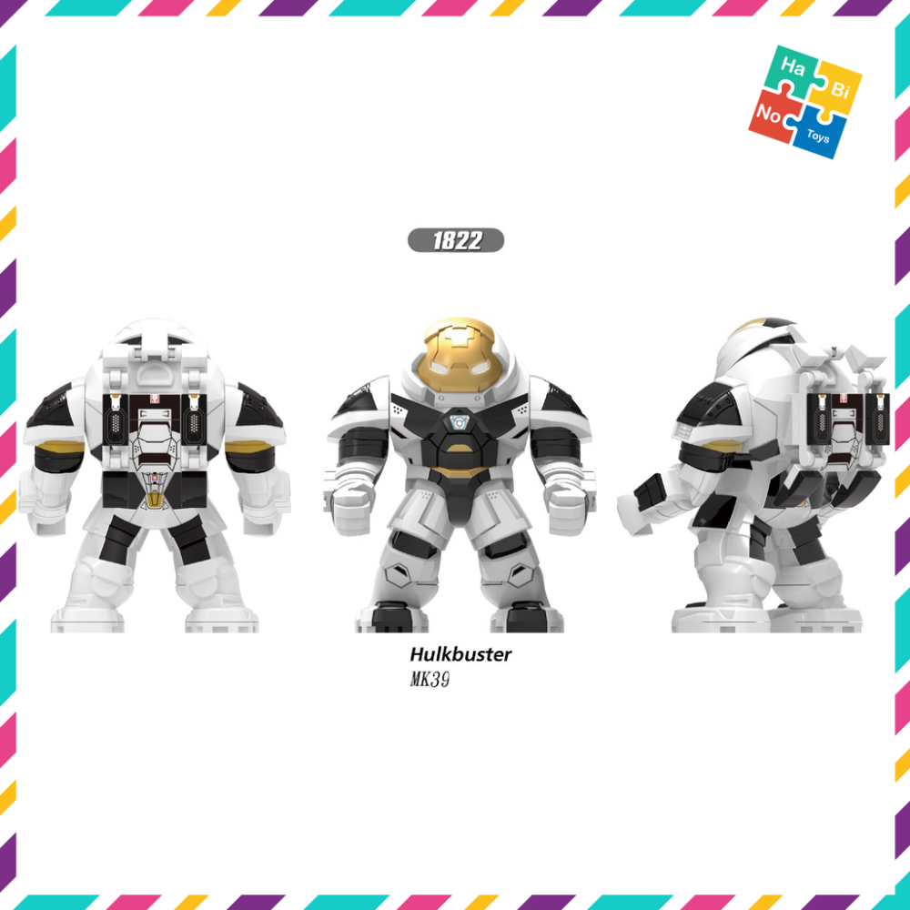 Xếp Hình Lắp Ráp Minifigures Big Figure Hulkbuster MK39 Xinh XH1822