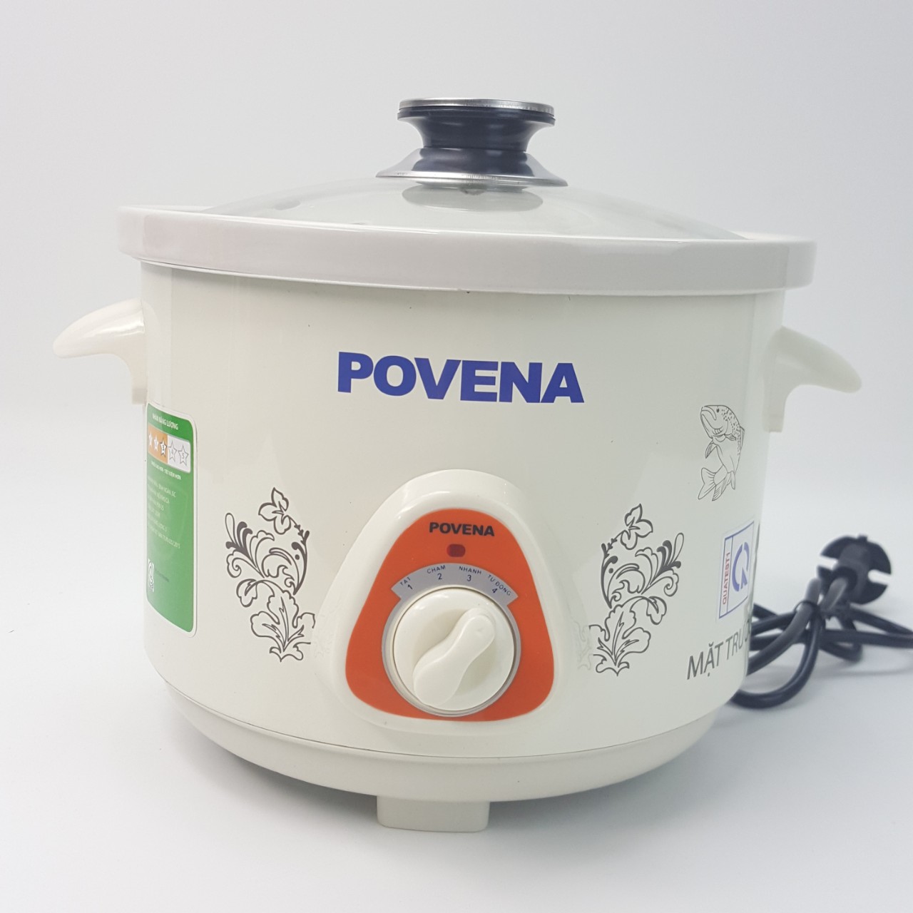 Nồi nấu chậm Povena PV-25 2,5 lít - Hàng chính hãng