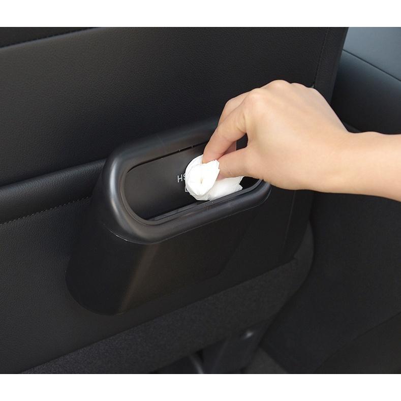 1 Thùng Rác Mini Có Nắp Chống Rò Rỉ Dành Cho Xe Hơi Xe Tải Xe Tải Xe Buýt Xe Buýt
