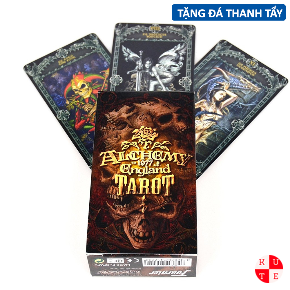 Bài Tarot 1977 England 78 Lá Bài Tặng Đá Thanh Tẩy