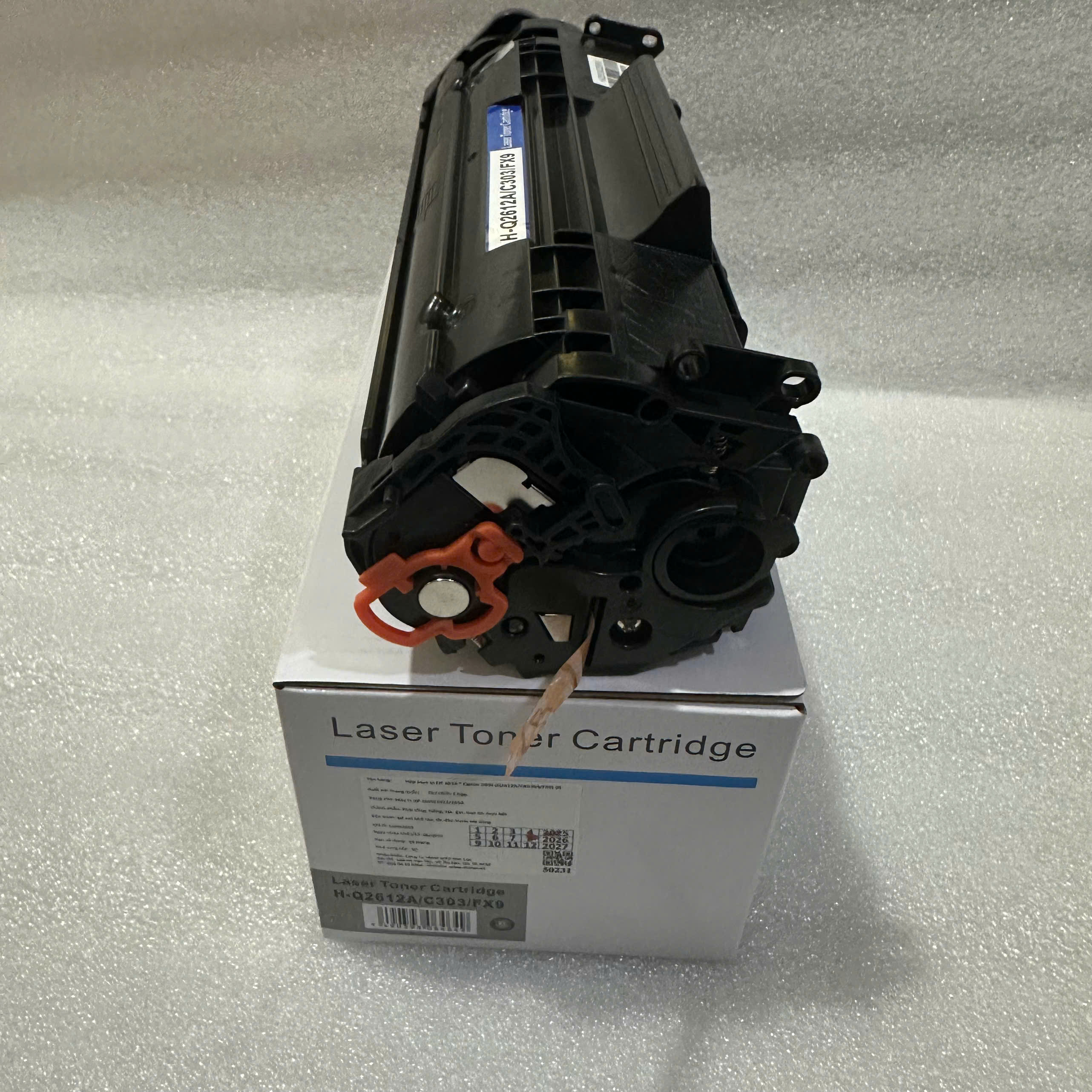 Hộp mực Q2612A CRG303 FX9 TECH CÓ LỖ ĐỔ MỰC dùng cho máy in Canon 2900 HP 1010/1020 2K - Hàng nhập khẩu