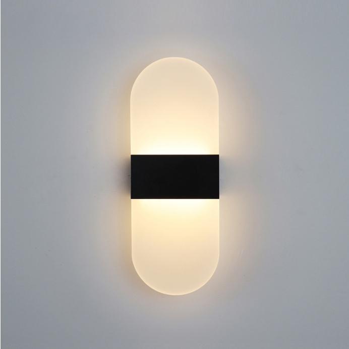 Đèn tường LED phòng ngủ ánh sáng vàng ấm cảm biến cơ thể người, có thể sạc HomeLuxury Nordic