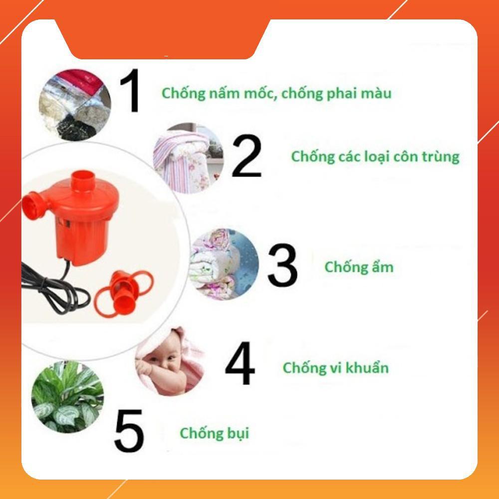 Máy Bơm Điện  2 Chiều Hút Chân Không, Thổi Bụi, Bơm Bể Bơi Phao