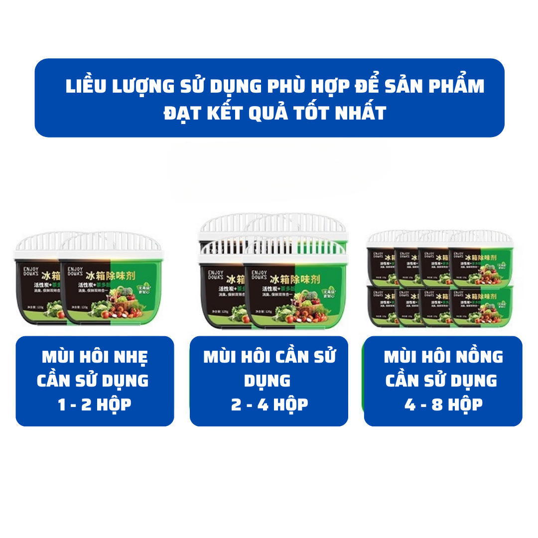 Khử mùi tủ lạnh than hoạt tính thiên nhiên Hương Trà Xanh giúp khử mùi hôi diệt khuẩn hiểu quả an toàn sức khỏe K90