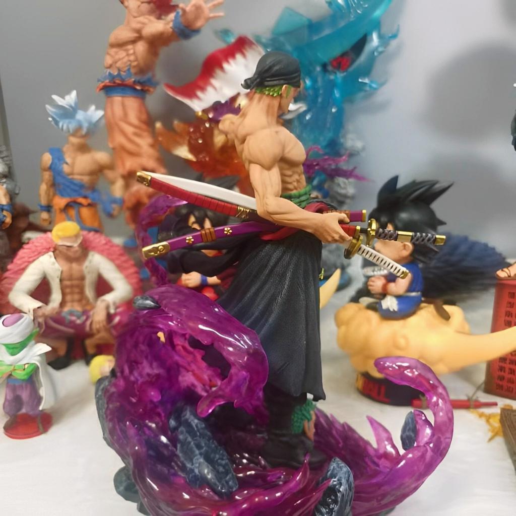 Mô Hình Zoro Siêu Ngầu 33Cm Siêu Ngầu Mô Hình One Piece Cao Cấp, Figure Mô Hình Anmie One Piece Luffy Vua Hải Tặc