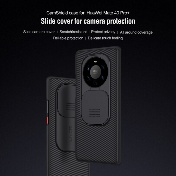 Ốp lưng cho Huawei bảo vệ camera Nillkin CamShield cho Mate 40 Pro / Mate 40 Pro Plus - Hàng nhập khẩu