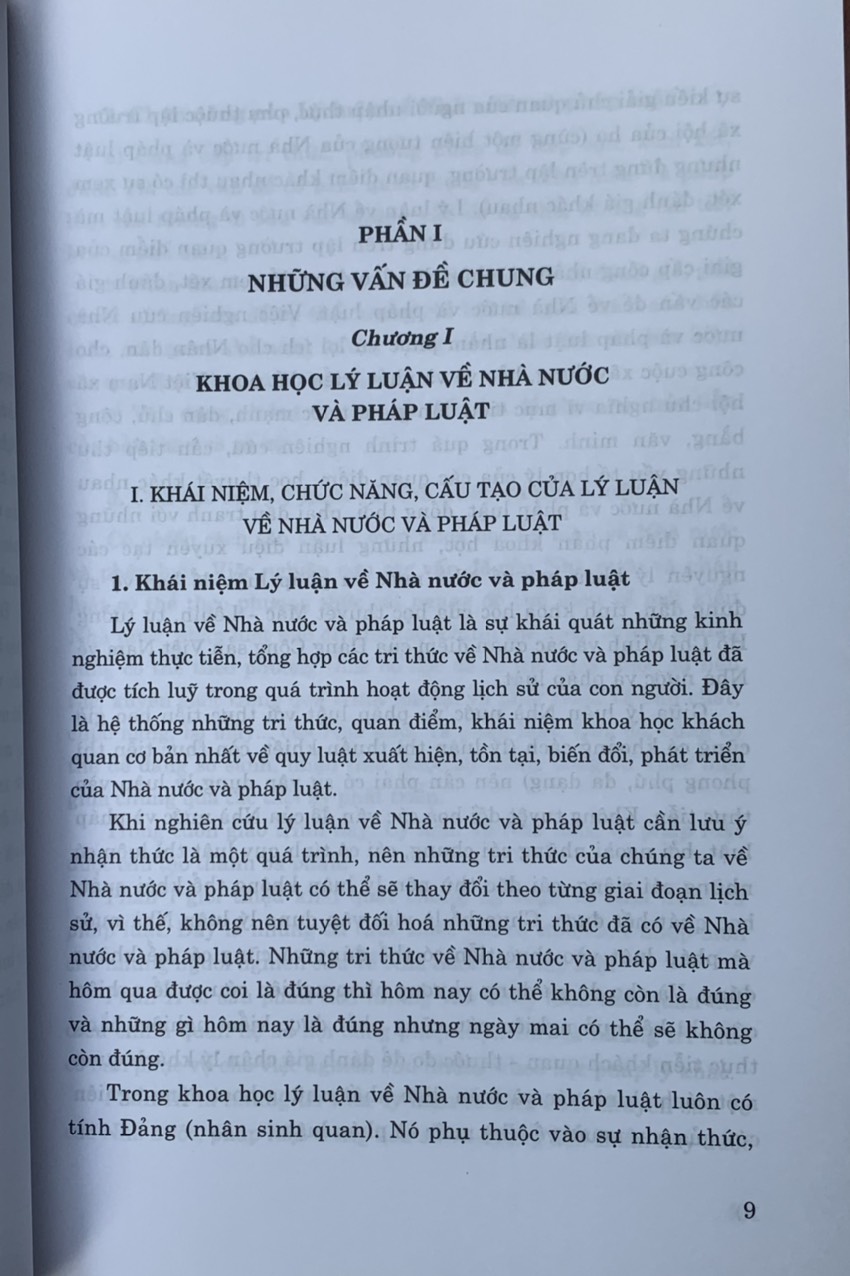 Giáo Trình Lý Luận Về Nhà Nước Và Pháp Luật (Tái Bản Lần Thứ Tư, Có Sửa Chữa, Bổ Sung)