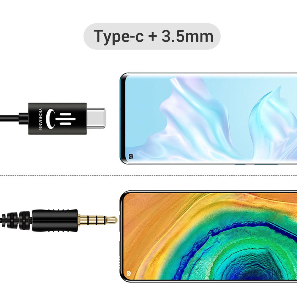 Kẹp micrô đa hướng Lavalier giắc cắm 3.5mm