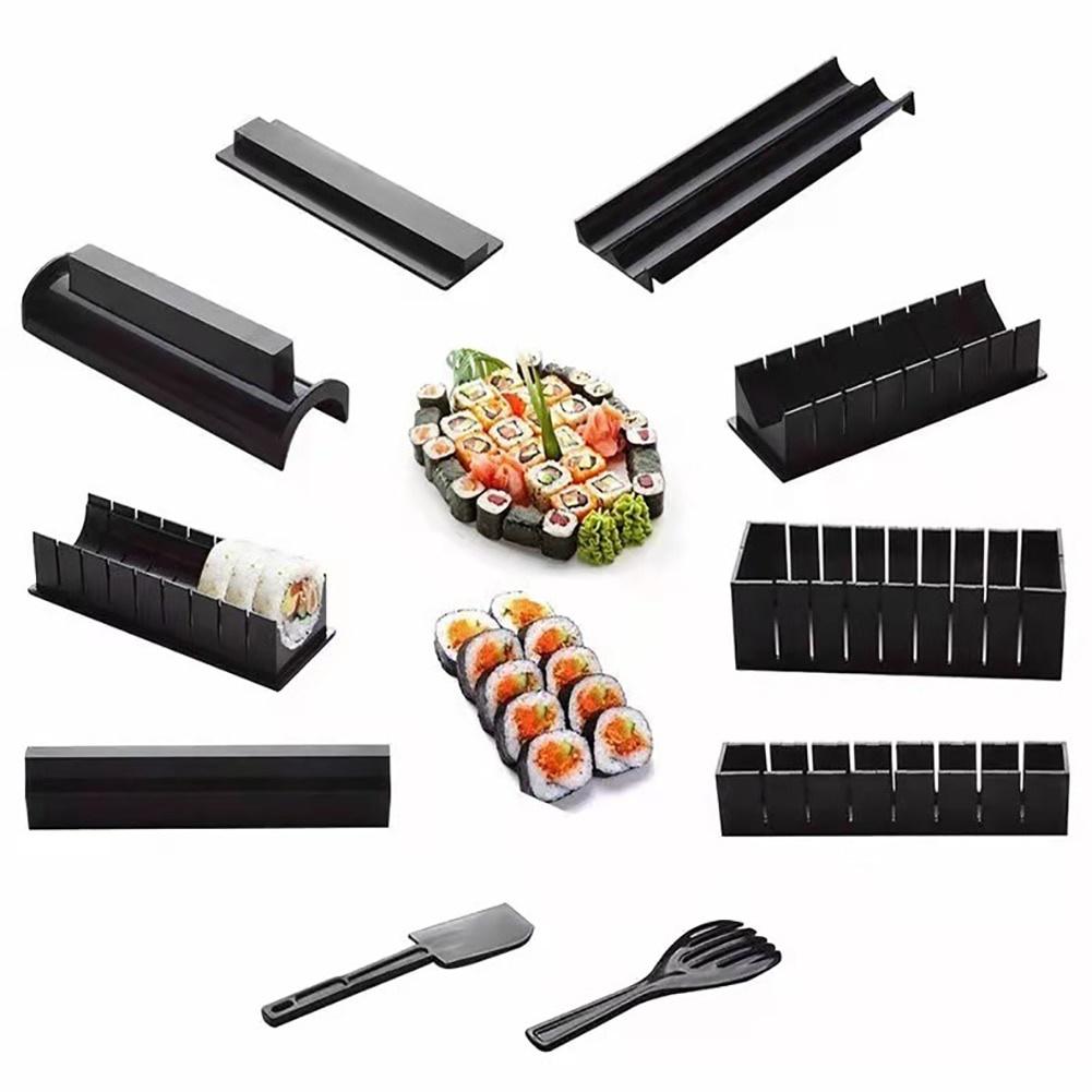 Bộ 3 Khuôn Làm Sushi Đa Năng Rong Biển Cuộn Cơm - Dụng Cụ Làm Sushi Moulds Tự Làm Cơm Bóng Loại Đẹp